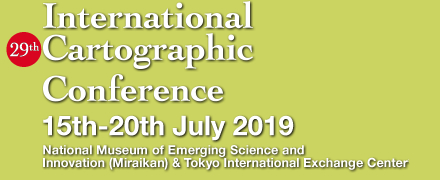 International Cartographic Conference　15th-20th July 2019　National Museum of Emerging Science and Innovation (Mirakan) &amp; Tokyo International Exchange Center* TBD